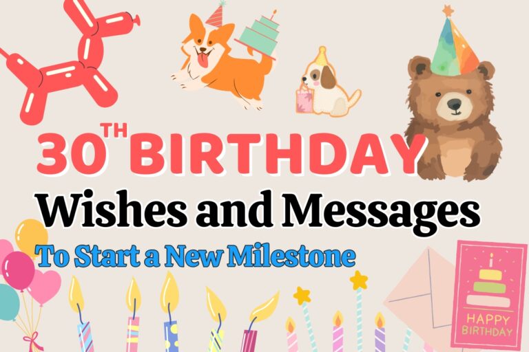 30th Birthday Sayings for Her and Him Remarkable Messages